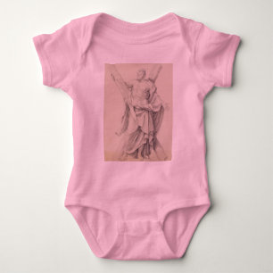 Saint Andrew einer von 12 Aposteln Baby Strampler