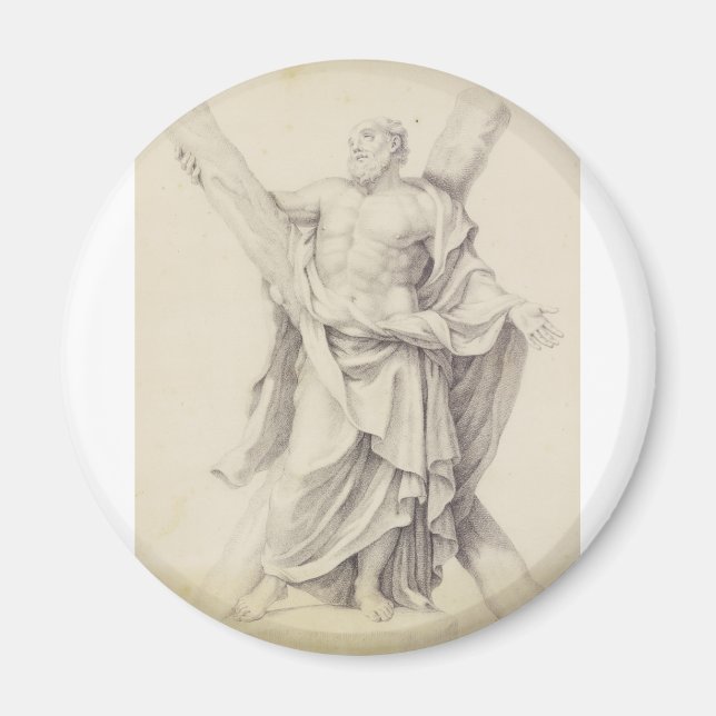 Saint Andrew einer von 12 Aposteln Magnet (Vorne)