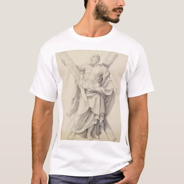 Saint Andrew einer von 12 Aposteln T-Shirt (Vorderseite)