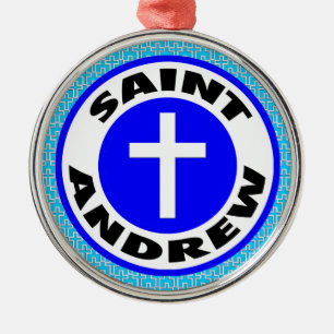 Saint Andrew Ornament Aus Metall