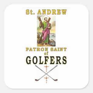 SAINT ANDREW QUADRATISCHER AUFKLEBER