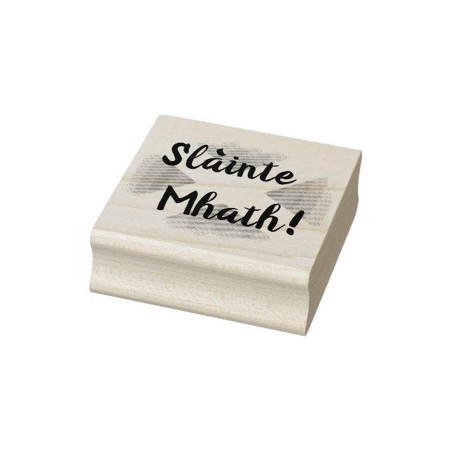 Saint Andrews Fahne / Slainte Mhath! Gummistempel (Stempel)