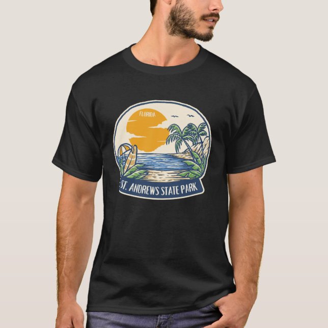 Saint Andrews State Park Florida T-Shirt (Vorderseite)