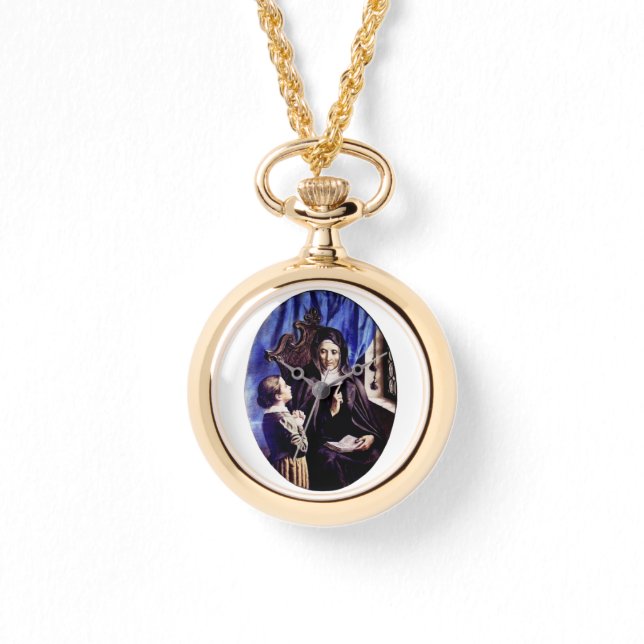 Saint Angela Merici Jungfrau und Gießerin Armbanduhr (Vorderseite)