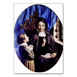 Saint Angela Merici Jungfrau und Gießerin Tischnummer