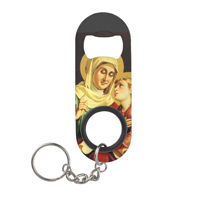 Saint Ann und Jungfrau Mary Mini Flaschenöffner (Vorderseite)
