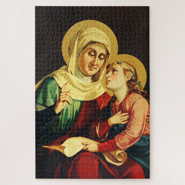 Saint Ann und Jungfrau Mary Puzzle (Vertikal)