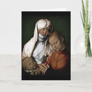 Saint Anne Admiring Baby Jesus Feiertagskarte