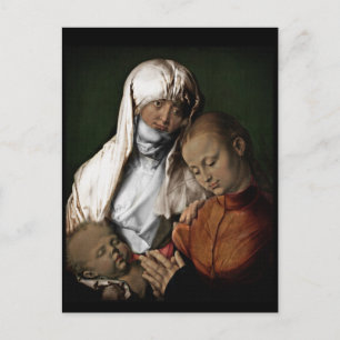 Saint Anne Admiring Baby Jesus Postkarte