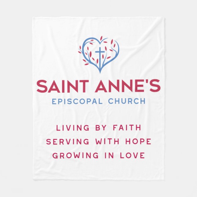 Saint Anne's Blanket Fleecedecke (Vorderseite)