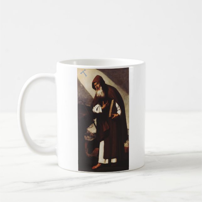 Saint Anthony der Abt Kaffeetasse (Links)