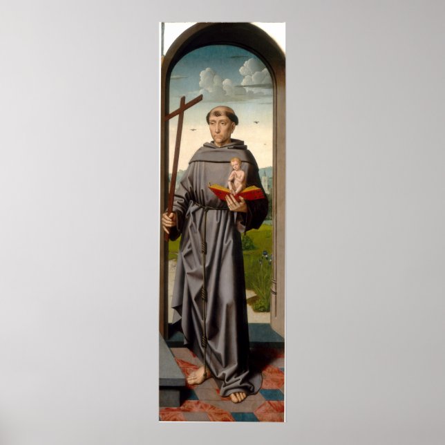 Saint Anthony - Gerard David Fine Art Poster (Vorne)
