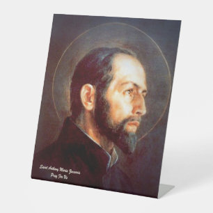 Saint Anthony Maria Zaccaria Sockelschild