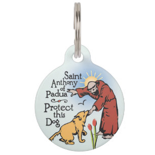 Saint Anthony Padua, Schütze diesen Hund, Haustier Haustiermarke