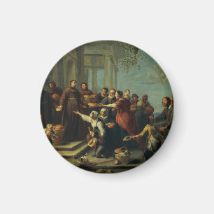 Saint Anthony von Padua von Willem van Herp Magnet