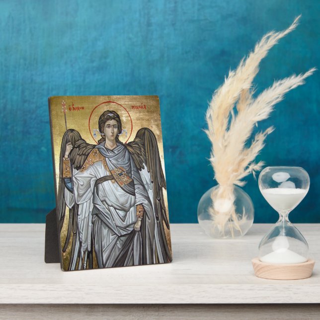 Saint Archangel Michael Fotoplatte (Seite)
