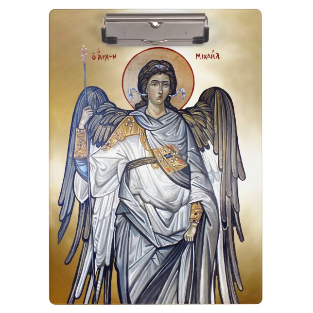 Saint Archangels Michael und Gabriel Klemmbrett (Vorderseite)