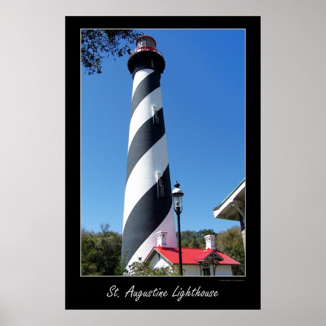 Saint Augustin Florida Lighthouse Poster (Vorne)