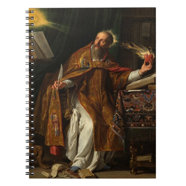 Saint Augustine, 1645 von Philippe de Champaigne Notizblock (Vorderseite)