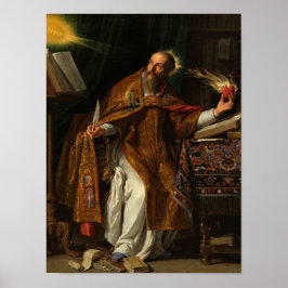 Saint Augustine, 1645 von Philippe de Champaigne Poster