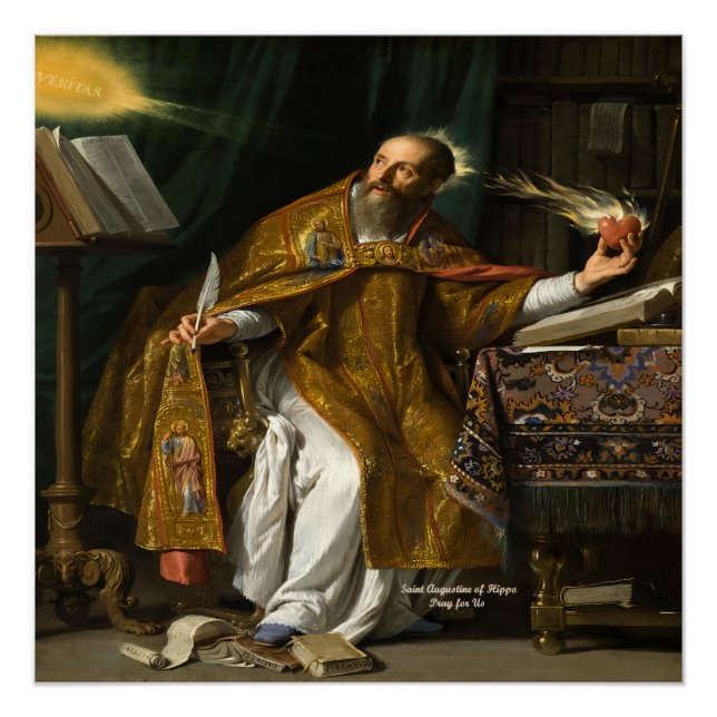 Saint Augustine of Hippo Poster (Vorderseite)