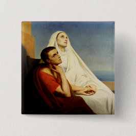 Saint Augustine und Saint Monica Button