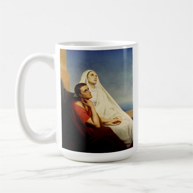 Saint Augustine und Saint Monica Kaffeetasse (Links)