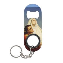 Saint Augustine und Saint Monica Mini Flaschenöffner
