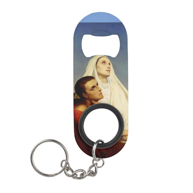 Saint Augustine und Saint Monica Mini Flaschenöffner (Vorderseite)