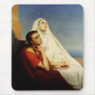 Saint Augustine und Saint Monica Mousepad