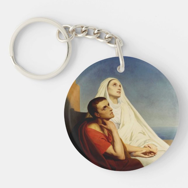 Saint Augustine und Saint Monica Schlüsselanhänger (Vorderseite)