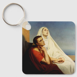 Saint Augustine und Saint Monica Schlüsselanhänger