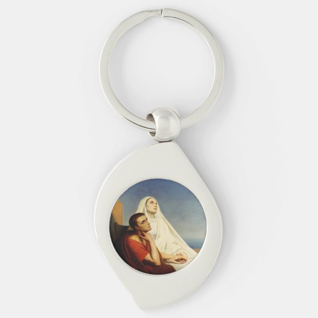 Saint Augustine und Saint Monica Schlüsselanhänger (Vorderseite)