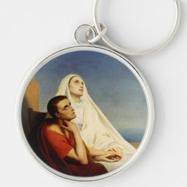 Saint Augustine und Saint Monica Schlüsselanhänger