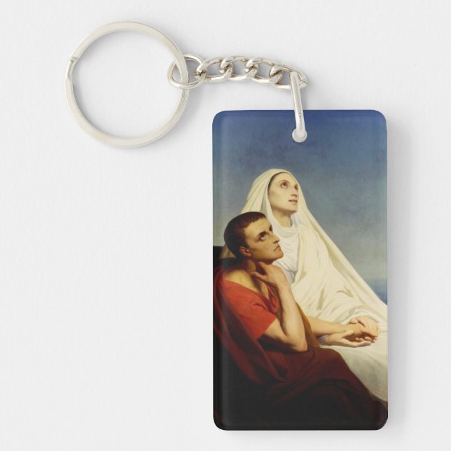 Saint Augustine und Saint Monica Schlüsselanhänger (Vorderseite)