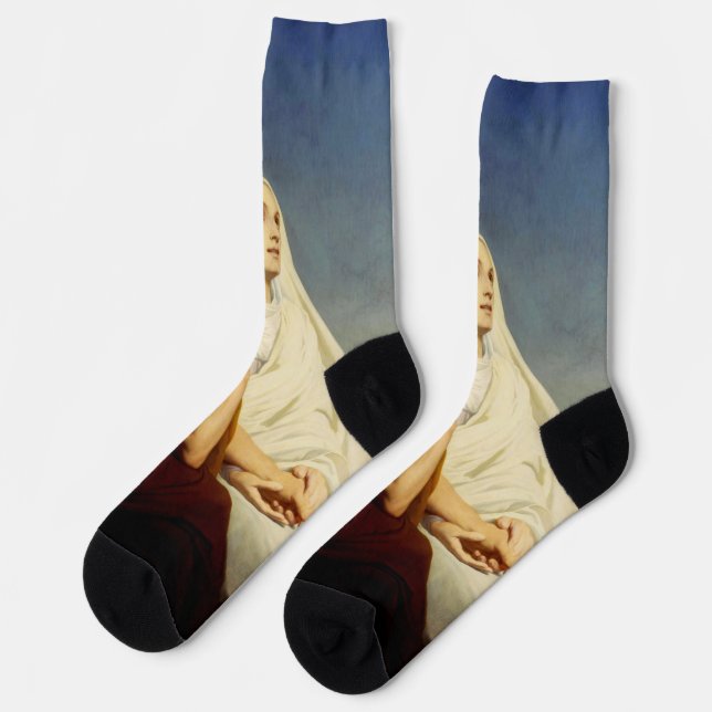 Saint Augustine und Saint Monica Socken (Linkes Detail)