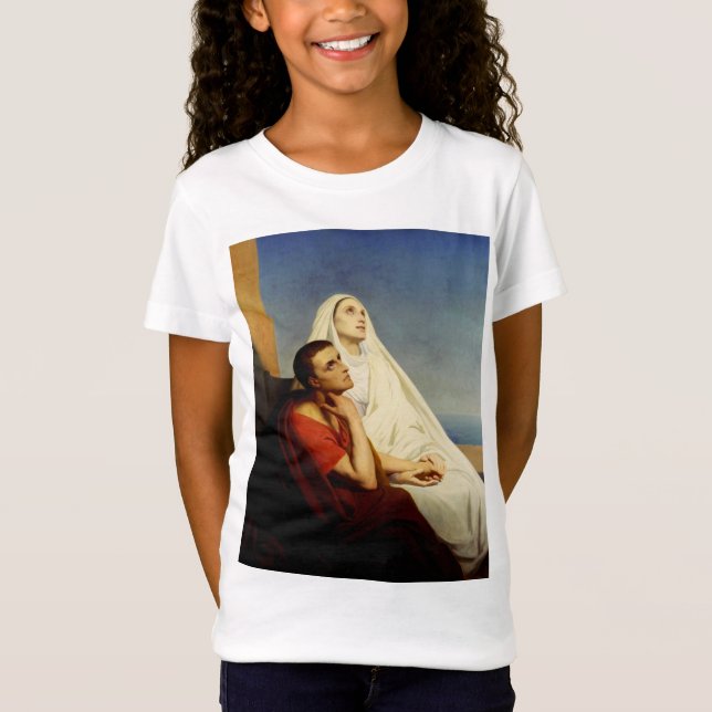 Saint Augustine und Saint Monica T-Shirt (Vorderseite)