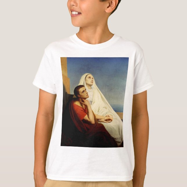 Saint Augustine und Saint Monica T-Shirt (Vorderseite)