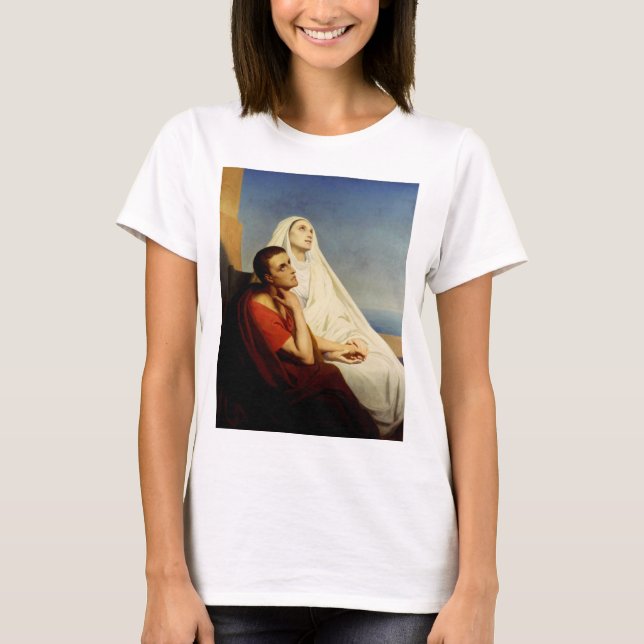 Saint Augustine und Saint Monica T-Shirt (Vorderseite)