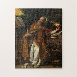 Saint Augustine von Philippe de Champaigne Puzzle