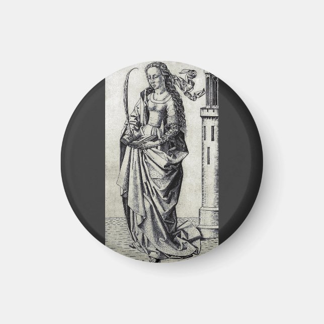 Saint Barbara und ihr Turm Magnet (Vorne)