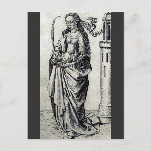 Saint Barbara und ihr Turm Postkarte (Vorderseite)