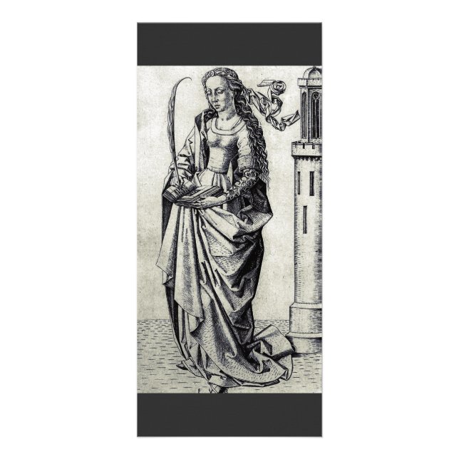 Saint Barbara und ihr Turm Werbekarte (Vorne)