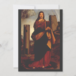 Saint Barbara von Giovanni Antonio Bolschleto Einladung