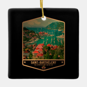 Saint Barthélemy Keramikornament