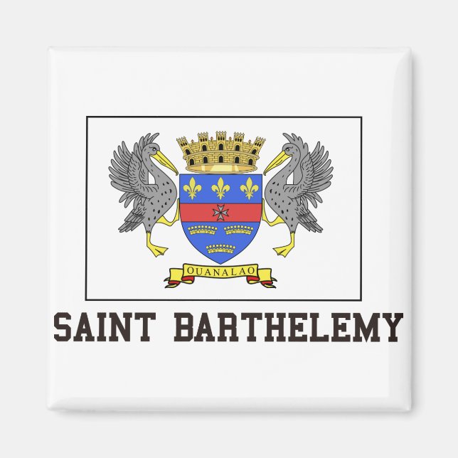 Saint Barthelemy Magnet (Vorne)