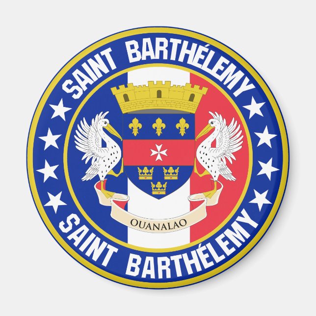 Saint Barthélemy Magnet (Vorne)
