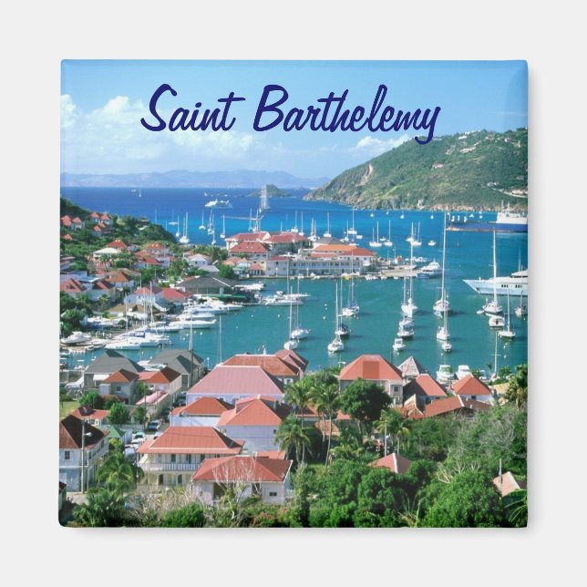 Saint Barthelemy-Magnet Magnet (Vorne)