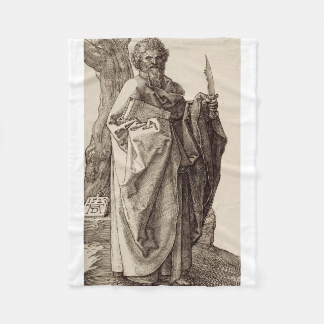 Saint Bartholomew, Apostel von Albrecht Durer Fleecedecke (Vorderseite)