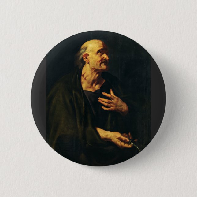 Saint Bartholomew der Apostel von Rubens Button (Vorderseite)